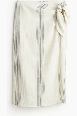 H&M Pareo aus Baumwolle - Weiß