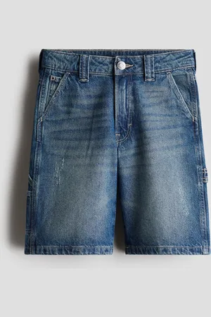 H&M Carpenter-Shorts in Loose Fit - Blau