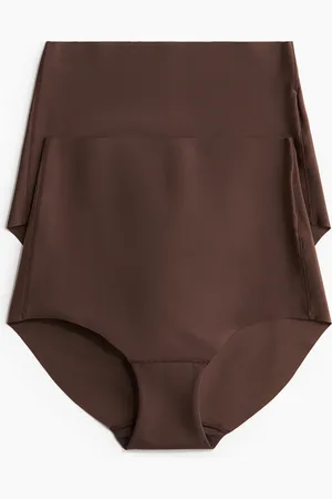 H&M 2er-Pack Unsichtbare Slips Light Shape - Beige