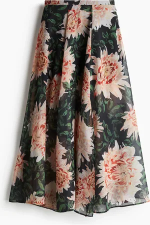 H&M Transparenter Midirock - Schwarz