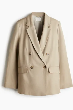 H&M Blazer aus Leinenmix - Beige