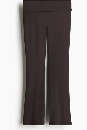 H&M Ausgestellte Sportleggings mit SoftMove™ - Braun