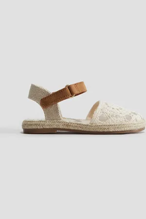 H&M Sandalen im Häkellook - Weiß