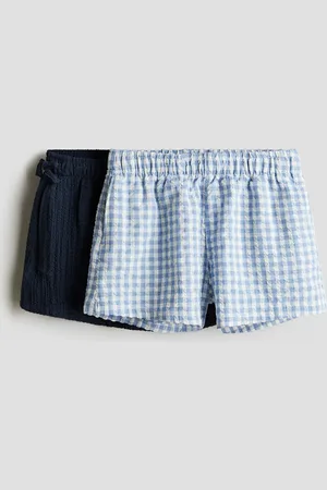 H&M 2er-Pack Shorts - Blau