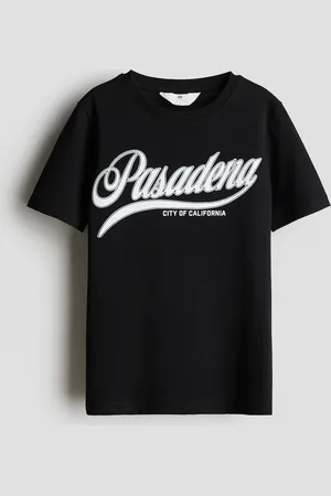 H&M T-Shirt mit Print - Schwarz