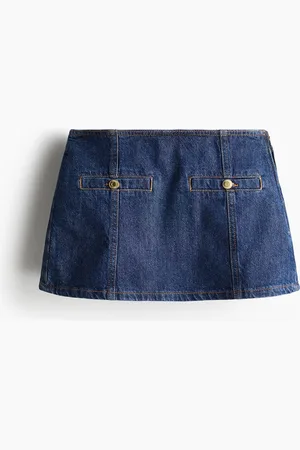 H&M Denim-Skort - Blau