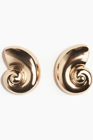 H&M Muschelförmige Ohrringe - Gold