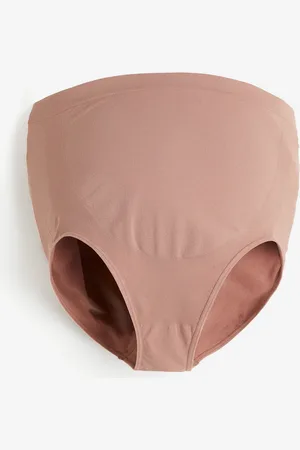 H&M MAMA 2er-Pack Seamless-Slips mit Bauchstütze - Orange