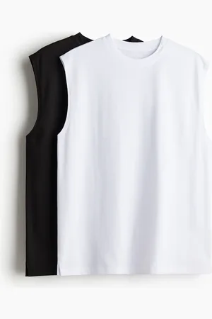 H&M 2-pack Loose Fit sports vest tops with DryMove™ - Weiß