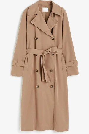 H&M Zweireihiger Trenchcoat - Beige