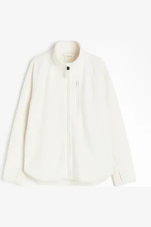 H&M Sportjacke aus Fleece - Weiß
