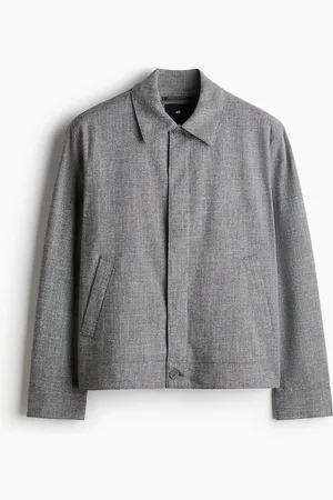 H&M Shacket in Regular Fit - Grau