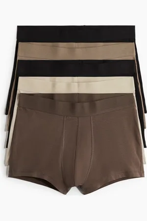 H&M 5er-Pack Kurze Trunks mit Lycra® - Beige
