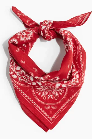 H&M Gemustertes Baumwolltuch - Rot