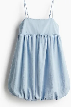 H&M Kleid mit Ballonsaum - Blau
