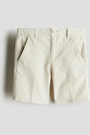 H&M Chinoshorts aus Leinenmix - Beige