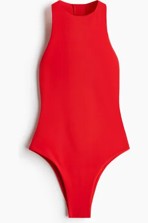H&M Sportbadeanzug mit Lycra® - Rot