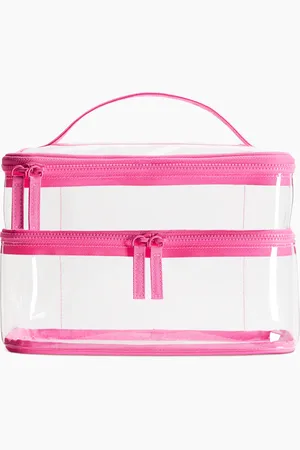 H&M Große zweistöckige Kulturtasche - Pink