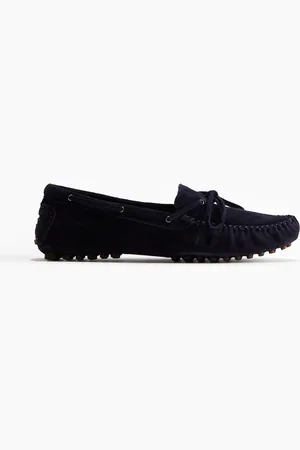 H&M Mokassins aus Wildleder - Blau