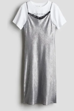 H&M 2-teiliges Set mit Shirt und Kleid - Grau
