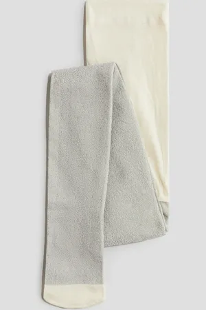 H&M Glitzernde Strumpfhose - Grau
