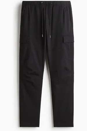 H&M Cargohose in Slim Fit - Schwarz