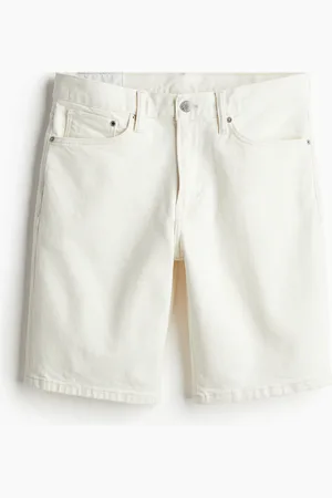 H&M Regular Denim Shorts - Weiß