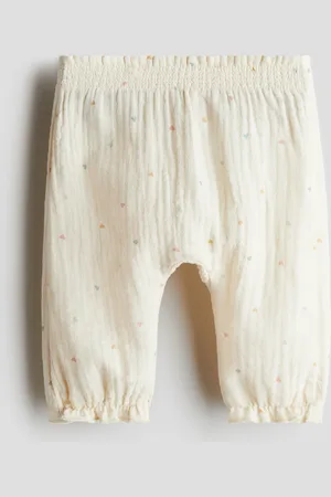 H&M Hose aus Baumwollmusselin - Beige