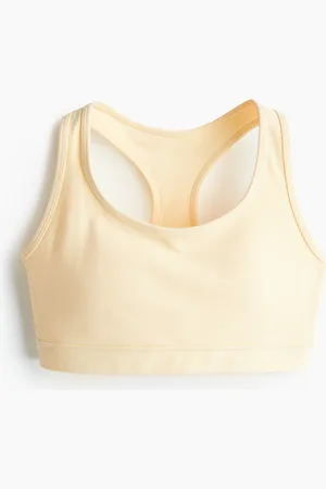 H&M Sport-BH mit SoftMove™ Medium Support - Gelb