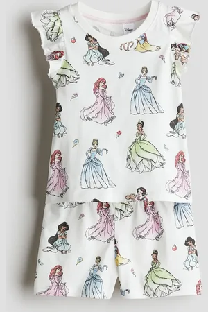 H&M Bedruckter Pyjama - Weiß