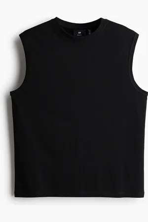 H&M COOLMAX® Tanktop in Regular Fit - Schwarz