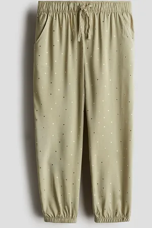 H&M Joggers aus Webstoff - Grün