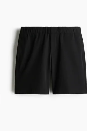 H&M Shorts Relaxed Fit - Schwarz