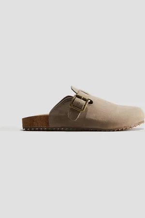 H&M Aufgeraute Mules - Braun