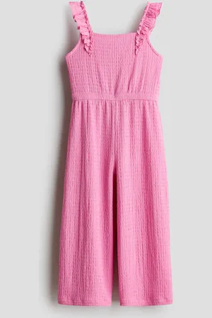 H&M Jumpsuit mit Volants - Pink