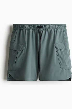 H&M Halblange Cargo-Sportshorts mit DryMove™ - Grün