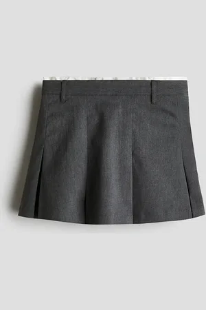 H&M Faltenrock - Grau