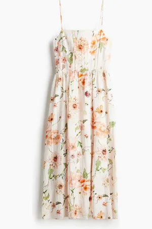 H&M Midi-Trägerkleid - Pink