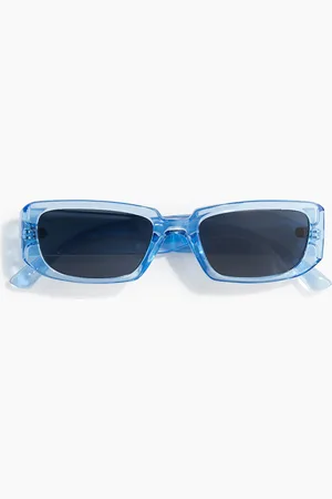 H&M Ovale Sonnenbrille - Blau
