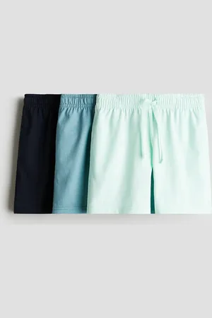 H&M 3er-Pack Jerseyshorts - Grün