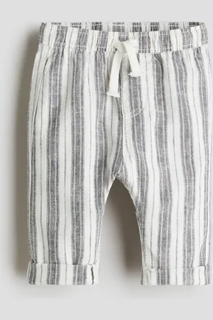H&M Joggpants aus Leinenmix - Grau