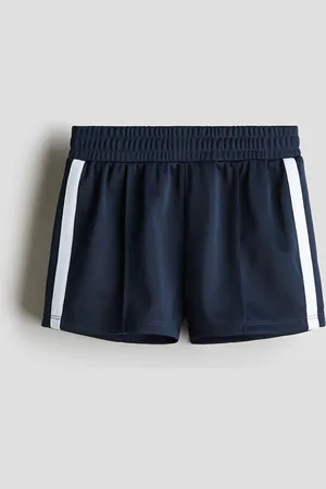 H&M Shorts mit Kontraststreifen - Blau