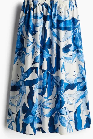 H&M Ausgestellter Rock - Blau