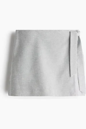 H&M Skort aus Leinenmix - Schwarz