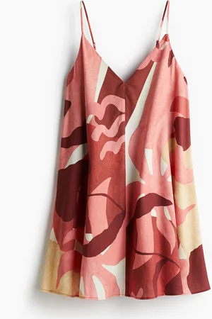 H&M Minikleid aus Leinenmix - Weiß