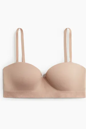 H&M Wattierter Balconette-BH Seamless - Beige