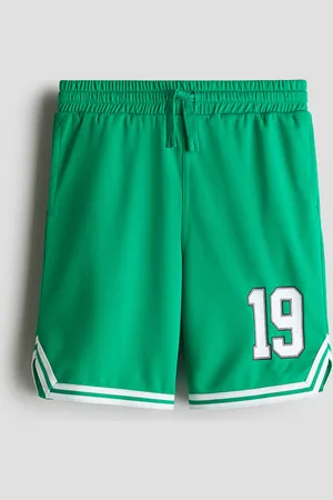 H&M Basketballshorts aus Mesh - Grün