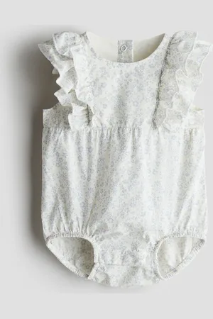 H&M Strampler mit Volant - Weiß