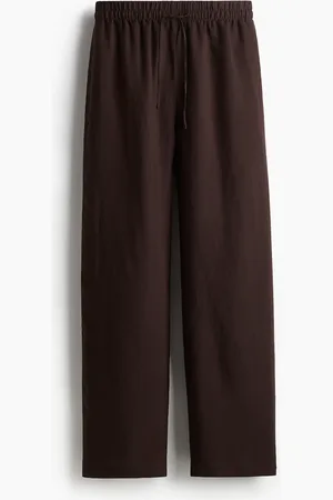 H&M Hose aus Leinenmix - Braun