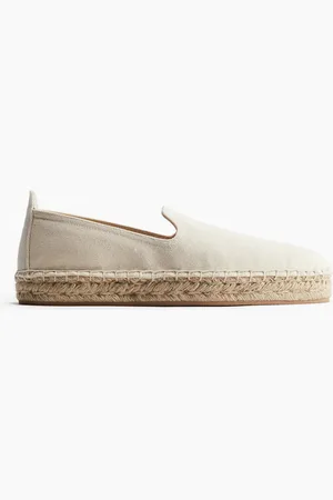 H&M Espadrilles aus Canvas - Weiß
